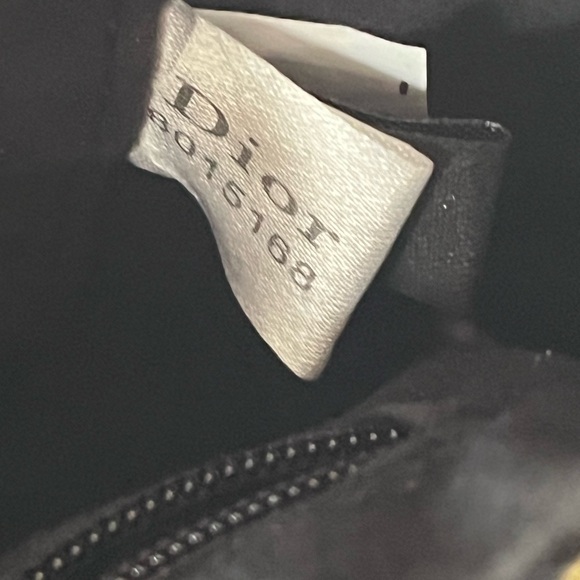 Dior navy and Cream Monogram Bucket Shoulder Bag - Picture 7 of 16